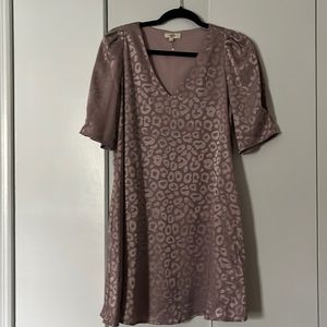 Purple Print Cocktail dress